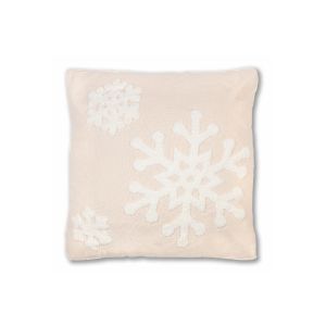 G2201 Beige Декоративна Възглавница Mika Снежинки