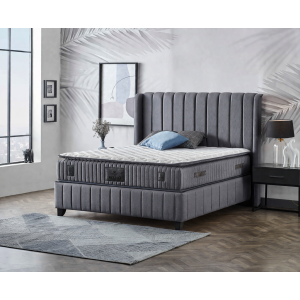 Спалня с матрак Mika Soho Med.Grey Sb21