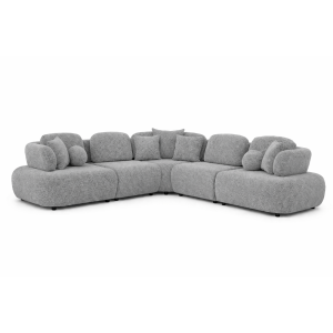 Corner Sofa Mika Berlin Best 7-1 Grey