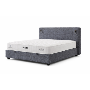 Bed Set With Mattress Mika Icon D.Grey Vibe 97/G102