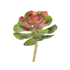 G23093-1 Изкуствено Растение Червен Сукулент