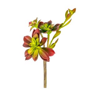 G23097-1 Изкуствено Растение Червен Сукулент