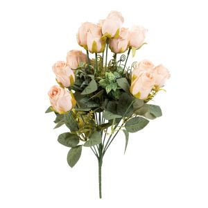 G230121-4 Изкуствени Цветя Букет Рози Розови