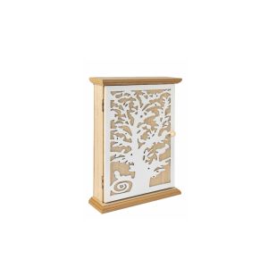 G230336 Кутия За Ключове Бяло Дърво