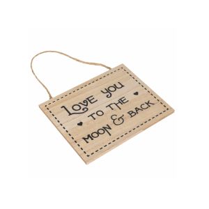 G230205 Декоративна Табела Love Натурал