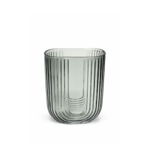G25-07/08 Glass Vase Grey U-Shape