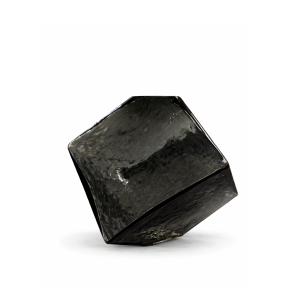 G25-24/25 Glass Vase Rhombus, Grey