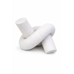 G25-124a Decorative figure Knot White