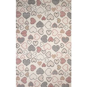 A3653a Grey/Cream Mika Step Килим