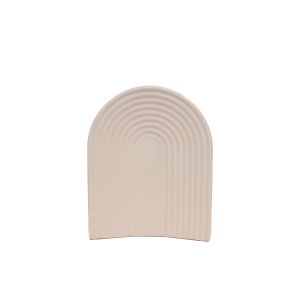 G25-33a Керамична Ваза Крем U-Форма