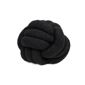 G25-232-22 Декоративна Възглавница Knot Teddy Black