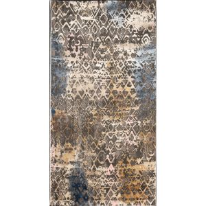 A2394b Anthracite/Mustard Mika Rug Lisa