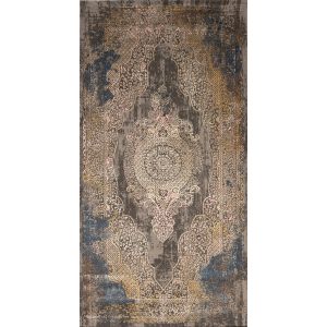 A2393b Anthracite/Mustard Mika Rug Lisa