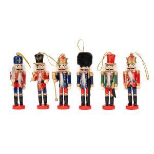 G25-116 Комплект 6бр Дървени Оловни Войници 13см