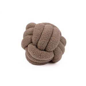 G25-232-28 Decorative Pillow Knot Teddy Brown