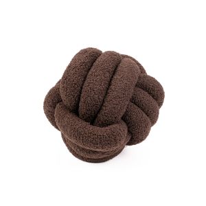 G25-232-6 Decorative Pillow Knot Teddy D. Brown