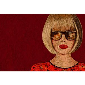 DD118320 Photomural Lady Ornament 2