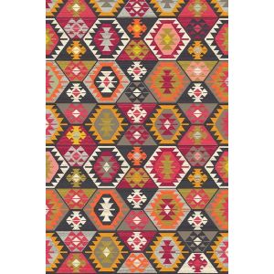 B108b.Black Fume Casablanca Rug