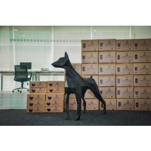 Doberman XL 3D Metal Art