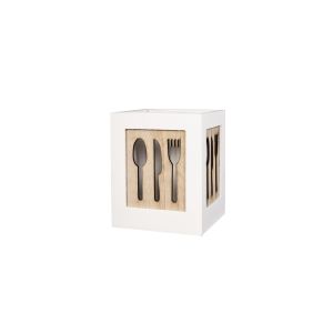 G1911086 Кутия за прибори, бял цвят