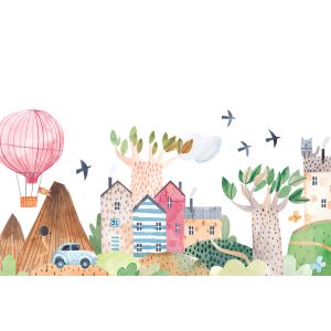 DD129591 Фототапет Colourful Village