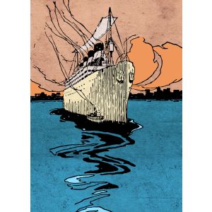 IAX4-0023 Фототапет La Nave