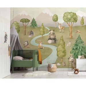 IAX6-0050 Photomural Into Wonderland