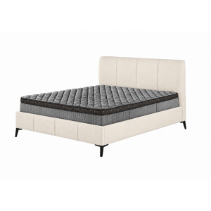 Bed Set With Mattress Leon Ecru 6385