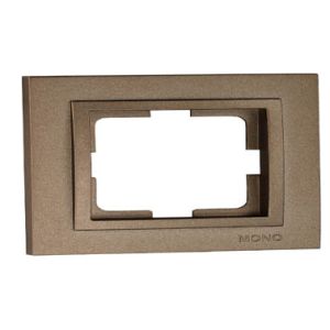 Despina Рамка За Двоен Контакт Бронз