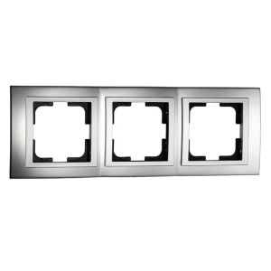 Chrome Тройна Рамка Хром