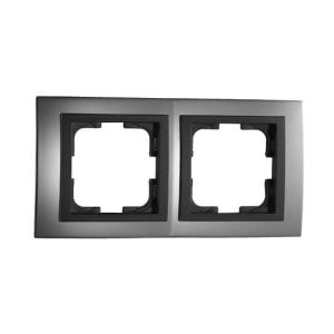 Chrome Двойна Рамка Графит