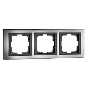 Chrome Тройна Рамка Графит