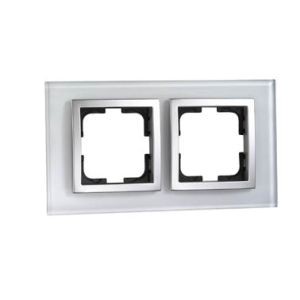 Mono Style Glass Двойна Рамка Бяло Стъкло