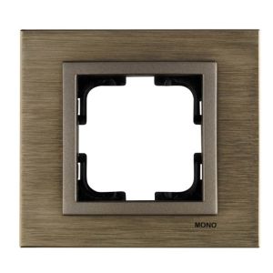 Mono Style Aluminium Единична Рамка Бронз
