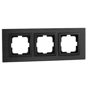 Mono Style Aluminium Тройна Рамка Графит