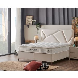 Bed set with mattress Mika Moon.Ecru Sb37