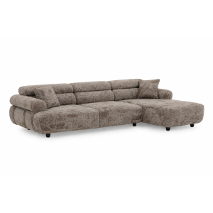Right Corner Sofa Mika Nevada 318 Velvet Grey