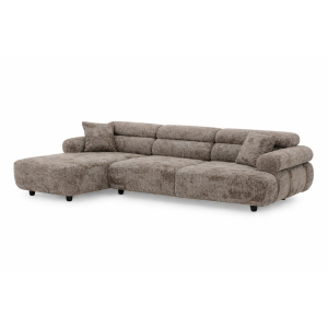Left Corner Sofa Mika Nevada 318 Velvet Grey