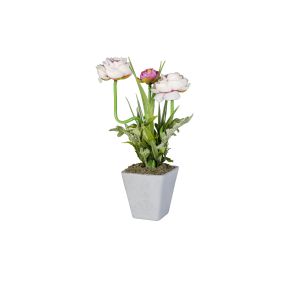 G1911013-1 Изкуствено цвете в саксия лила