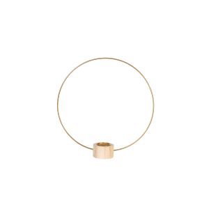 G1911097 Свещник, метал/дърво