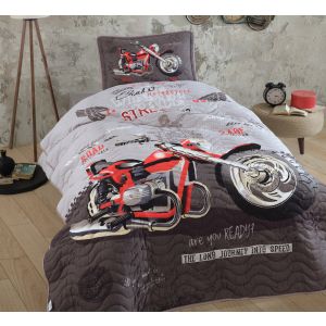 Покривало за легло Mika Street King.V1 Grey