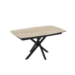 Разтегателна трапезна маса Mika Filis Traventen Stone