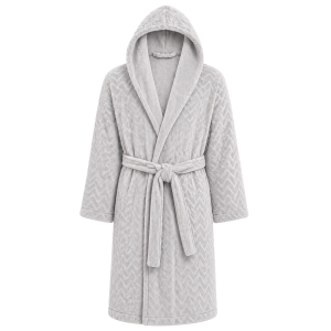 Bathrobe Mika Zig Zag Silver 1127